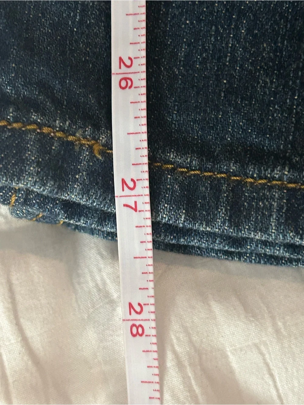 Vintage Levi's Men's Dark Indigo Straight Jeans
